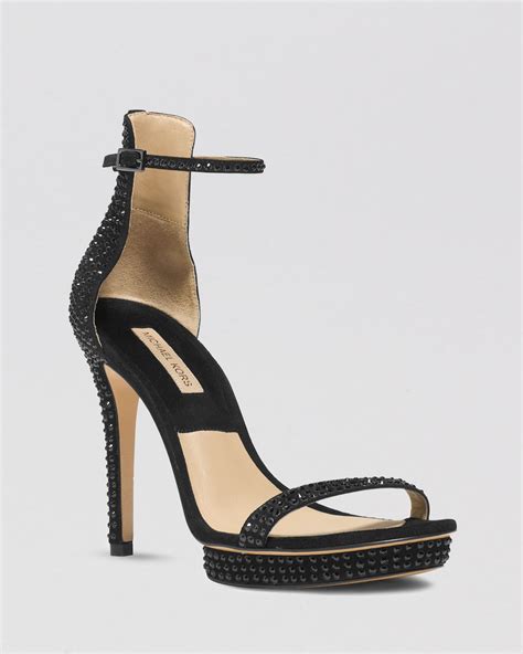 sandals michael kors shoes|Michael Kors high heel sandals.